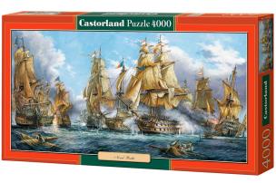 Okładka książki Puzzle 4000 Naval Battle CASTOR