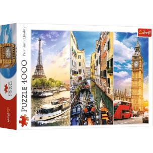 Opakowanie Puzzle 4000 Wycieczka po Europie TREFL