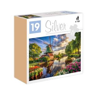 Opakowanie Puzzle 48 Wiatrak Silver ALEX