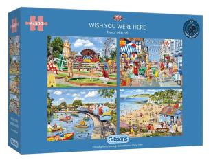 Puzzle 4x500 Szkoda, że Cię tu nie ma. Wydawca: G3. Multiszop.pl Opakowanie Puzzle 4x500 Szkoda, że Cię tu nie ma