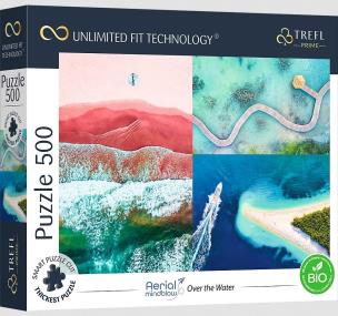 Puzzle 500 Aerial Mindblow: Over the Water TREFL. Wydawca: Trefl. Multiszop.pl Opakowanie Puzzle 500 Aerial Mindblow: Over the Water TREFL
