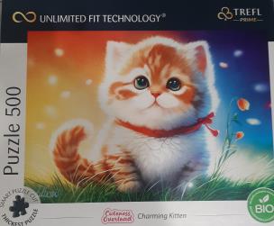 Opakowanie Puzzle 500 Charming Kitten TREFL