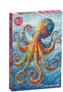 Opakowanie Puzzle 500 CherryPazzi Splish Splash Octopus 20234