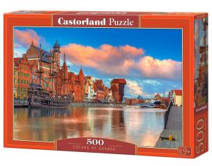 Puzzle 500 Colors of Gdańsk B-53933. Wydawca: CASTOR. Multiszop.pl Opakowanie Puzzle 500 Colors of Gdańsk B-53933