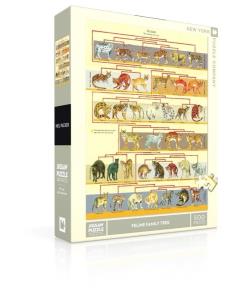 Opakowanie Puzzle 500 Drzewo genealogiczne kotów XXL