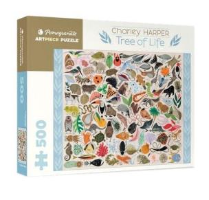 Opakowanie Puzzle 500 Drzewo życia, Charley Harper