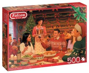 Opakowanie Puzzle 500 Falcon Christmas Świąteczny posiłek G3