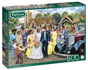 Opakowanie Puzzle 500 Falcon Ślub G3