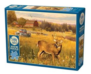 Opakowanie Puzzle 500 Jeleń na polu G3