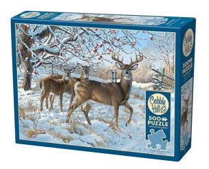 Opakowanie Puzzle 500 Jelenie zimą G3
