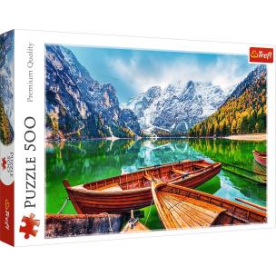 Opakowanie Puzzle 500 Jezioro Braies Włochy 37486