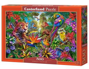 Puzzle 500 Jungle Fashion CASTOR. Wydawca: Castorland. Multiszop.pl Opakowanie Puzzle 500 Jungle Fashion CASTOR