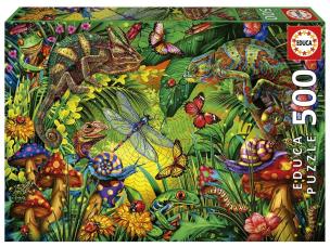 Puzzle 500 Kolorowy las. Wydawca: Educa. Multiszop.pl Opakowanie Puzzle 500 Kolorowy las