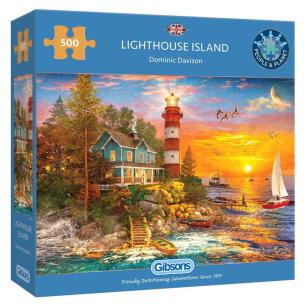 Puzzle 500 Latarnia morska. Wydawca: G3. Multiszop.pl Opakowanie Puzzle 500 Latarnia morska