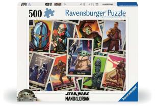 Puzzle 500 Mandalorian. Wydawca: Ravensburger. Multiszop.pl Opakowanie Puzzle 500 Mandalorian