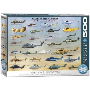 Opakowanie Puzzle 500 Military Helicopters 6500-0088