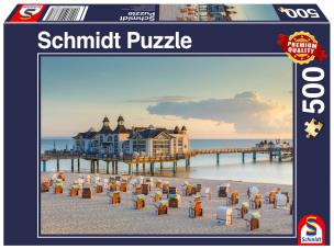 Puzzle 500 Molo w Sellin, Niemcy. Wydawca: G3. Multiszop.pl Opakowanie Puzzle 500 Molo w Sellin, Niemcy