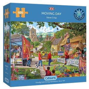 Puzzle 500 Przeprowadzka. Wydawca: G3. Multiszop.pl Opakowanie Puzzle 500 Przeprowadzka