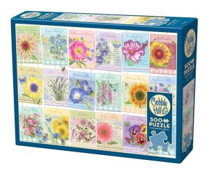 Opakowanie Puzzle 500 Saszetki z nasionami kwiatów G3