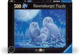 Opakowanie Puzzle 500 świecące - Sowy