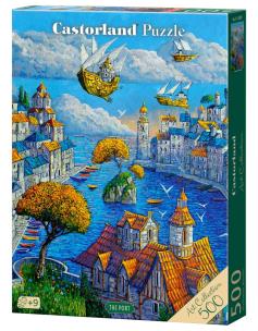 Puzzle 500 The Port CASTOR. Wydawca: Castorland. Multiszop.pl Opakowanie Puzzle 500 The Port CASTOR