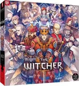 Puzzle 500 The Witcher Northern Realms. Wydawca: GOOD LOOT. Multiszop.pl Opakowanie Puzzle 500 The Witcher Northern Realms