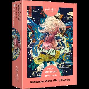 Puzzle 500 Velvet Soft TouchImpetuous World Life by Rlon Wang 37421. Wydawca: Trefl PAP. Multiszop.pl Opakowanie Puzzle 500 Velvet Soft TouchImpetuous World Life by Rlon Wang 37421