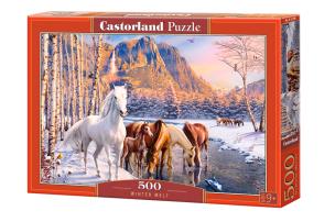 Opakowanie Puzzle 500 Winter Melt CASTOR