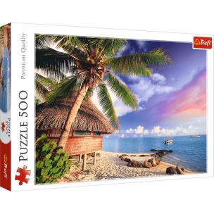 Puzzle 500 Wyspa Bora-Bora 37485. Wydawca: Trefl PAP. Multiszop.pl Opakowanie Puzzle 500 Wyspa Bora-Bora 37485