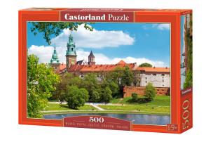 Puzzle 500 Zamek Wawel w Krakowie Polska B-53797. Wydawca: CASTOR. Multiszop.pl Opakowanie Puzzle 500 Zamek Wawel w Krakowie Polska B-53797