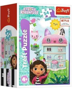 Opakowanie Puzzle 54 mini Z Gabby zawsze jest wesoło 4 TREFL