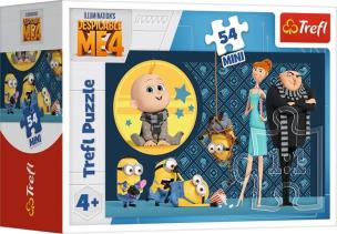 Opakowanie Puzzle 54 mini - Z Minionkami fajnie jest! 4 TREFL