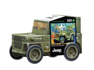 Opakowanie Puzzle 550 TIN Military Jeep 8551-5598