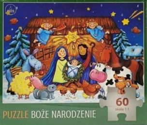 Puzzle 60 - Boże Narodzenie. Wydawca: Wydawnictwo Diecezjalne i Drukarnia w Sandomierzu. Multiszop.pl Opakowanie Puzzle 60 - Boże Narodzenie