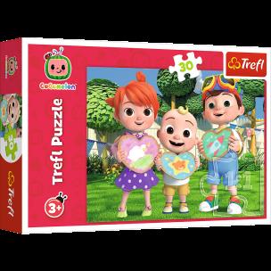 Opakowanie Puzzle 60 Cocomelon Bawmy się razem TREFL