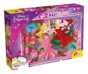Opakowanie Puzzle 60 dwustronne Maxi podłogowe Disney Księżniczki Śpiąca królewna