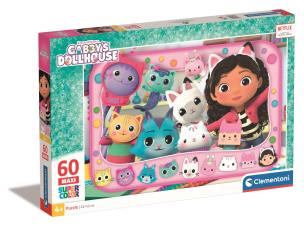 Opakowanie Puzzle 60 Maxi Super Kolor Gabby's Dollhouse