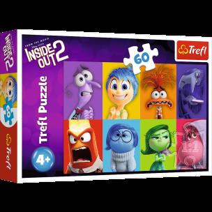 Puzzle 60 Poznaj swoje emocje Disney Inside Out 2 17397. Wydawca: Trefl PAP. Multiszop.pl Opakowanie Puzzle 60 Poznaj swoje emocje Disney Inside Out 2 17397