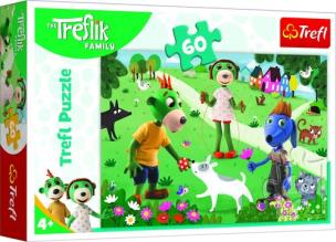 Opakowanie Puzzle 60 Radosny dzień Treflików TREFL