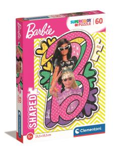 Puzzle 60 shaped Barbie. Wydawca: Clementoni. Multiszop.pl Opakowanie Puzzle 60 shaped Barbie
