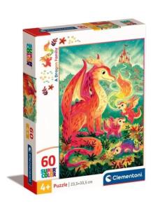 Opakowanie Puzzle 60 Super Kolor A Dragon Family