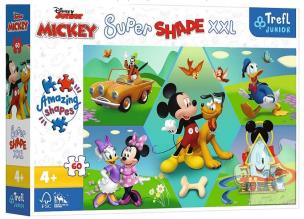Puzzle 60 Super Shape XXL Myszka Miki TREFL. Wydawca: Trefl. Multiszop.pl Opakowanie Puzzle 60 Super Shape XXL Myszka Miki TREFL