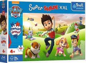 Puzzle 60 Super Shape XXL Psi Patrol TREFL. Wydawca: Trefl. Multiszop.pl Opakowanie Puzzle 60 Super Shape XXL Psi Patrol TREFL