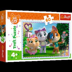 Puzzle 60 Zabawy w gronie przyjaciół TREFL. Wydawca: Trefl. Multiszop.pl Opakowanie Puzzle 60 Zabawy w gronie przyjaciół TREFL