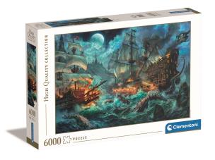 Opakowanie Puzzle 6000 HQ Pirates Battle