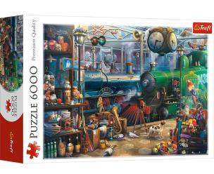 Puzzle 6000 Stacja kolejowa 65004. Wydawca: Trefl PAP. Multiszop.pl Opakowanie Puzzle 6000 Stacja kolejowa 65004