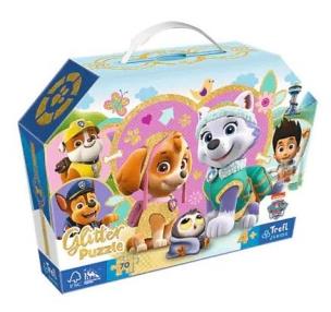 Puzzle 70 Glitter Urocza Skye i Everest TREFL. Wydawca: Trefl. Multiszop.pl Opakowanie Puzzle 70 Glitter Urocza Skye i Everest TREFL
