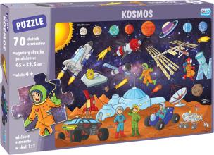 Puzzle 70 Kosmos. Wydawca: Jako. Multiszop.pl Opakowanie Puzzle 70 Kosmos