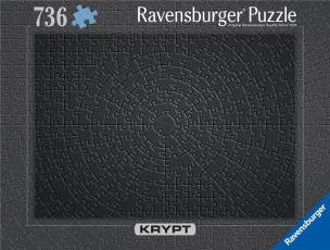 Puzzle 736 Krypt Czarne. Wydawca: Ravensburger. Multiszop.pl Opakowanie Puzzle 736 Krypt Czarne