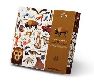 Opakowanie Puzzle 750 Świat Zwierząt Ameryki Północnej
